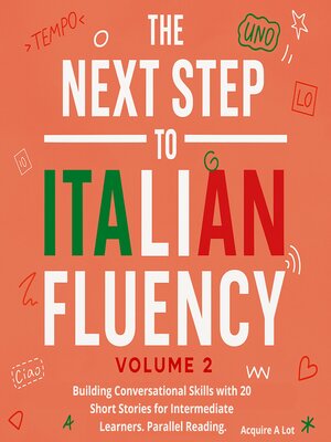 cover image of The Next Step to Italian Fluency